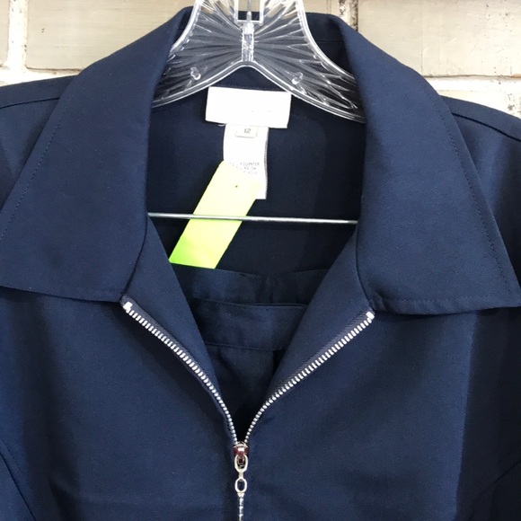 Studio Works 2 piece navy pant set - Picture 2 of 3